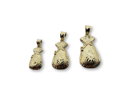 Money Bag en or jaune 10K