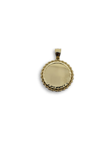 Pendentif Plaque en or 10K