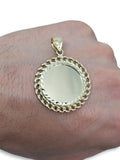 Pendentif Plaque style Miami Cuban Link  en or 10K