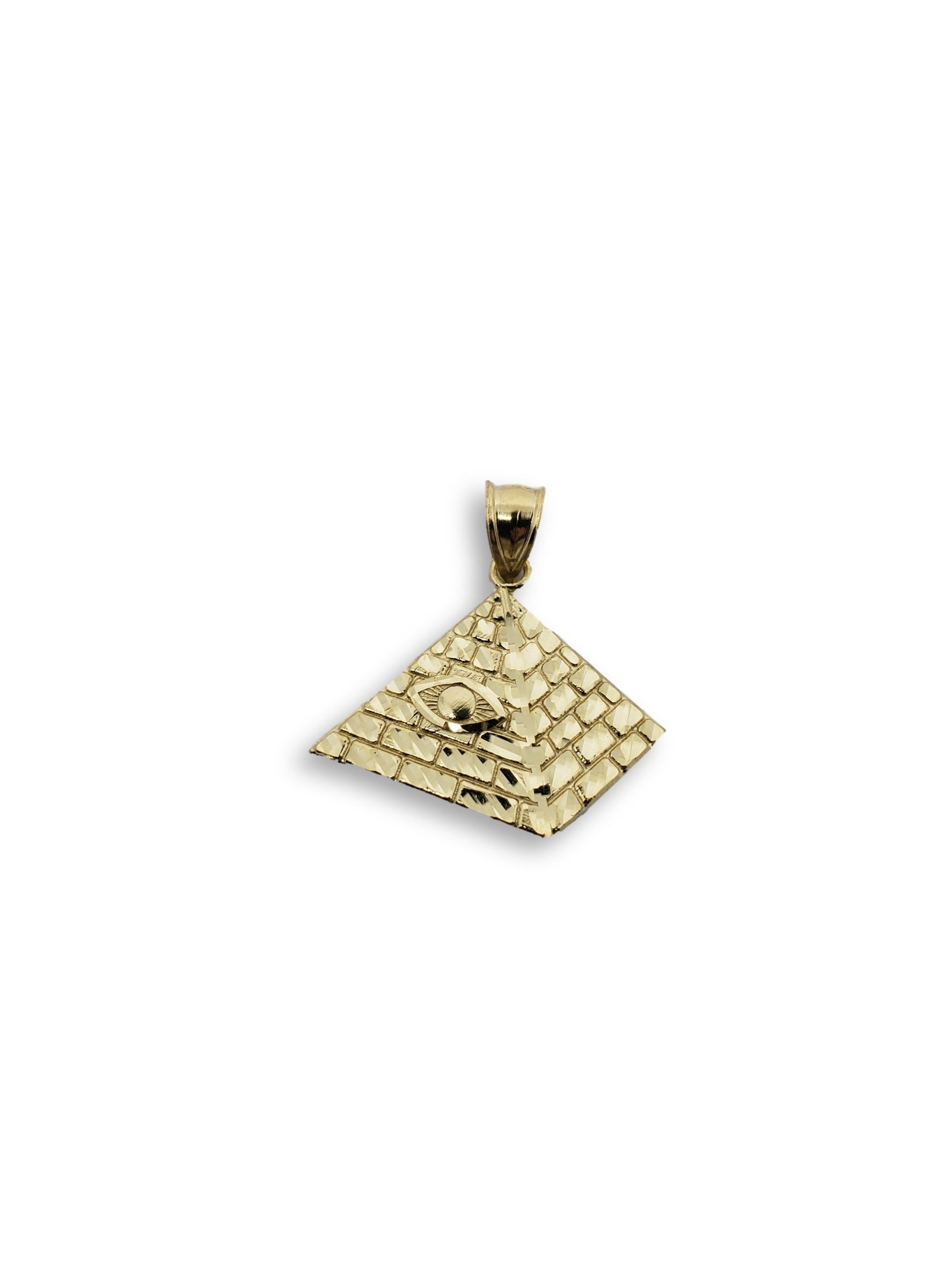 Pyramide coupe diamond cut en or 10k