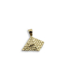 Pyramide coupe diamond cut en or 10k