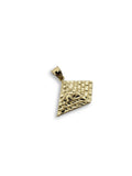 Pyramide coupe diamond cut en or 10k