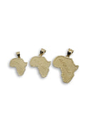 Map de Afrique en or 10k