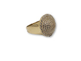 bague hiphop en or 10k