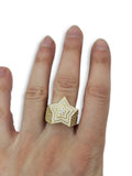 Bague etoile  en or 10k