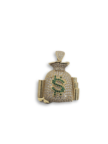 Money Bag en or 10k