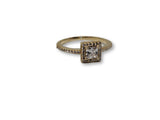 Bague Halo en or 10k model 2020