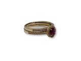 bague Rouge en or 10k model 2020