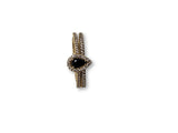 Bague Poire bleu en or 10k model 2020
