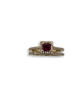 Bague Halo Rouge 10k model 2020