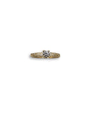 Bague solitaire versace en or 10k model 2020