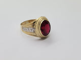 Bague versace Ruby rouge en or 10k model 2020