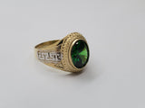 Bague versace pierre vert en or 10k model 2020