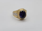 Bague versace pierre Violer en or 10k model 2020