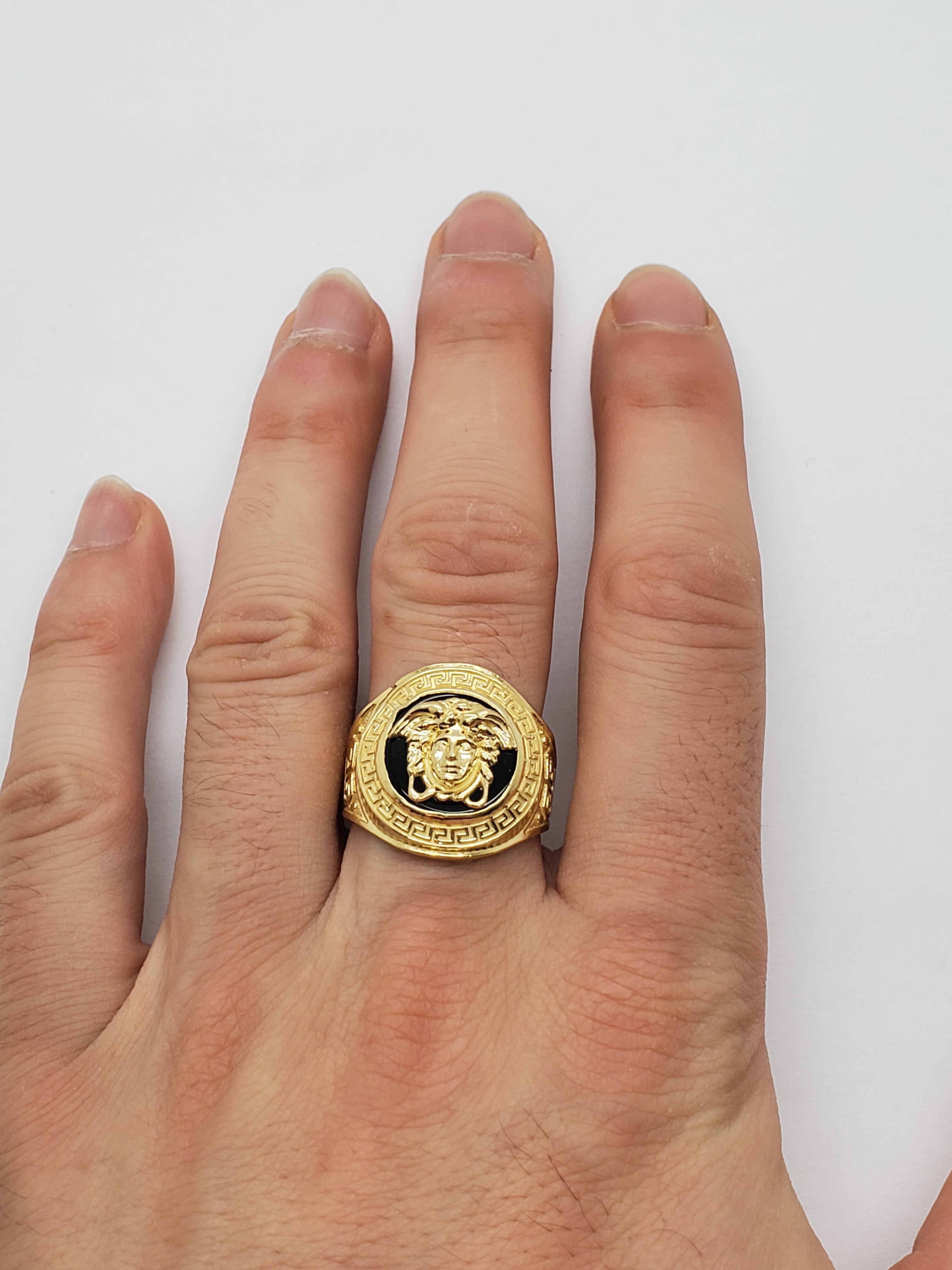 Bague versace en or 10k model 2020
