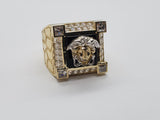 Bague versace Massif  en or 10k model 2020