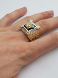 Bague versace Massif  en or 10k model 2020