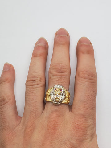 Bague lion en or 10k model 2020