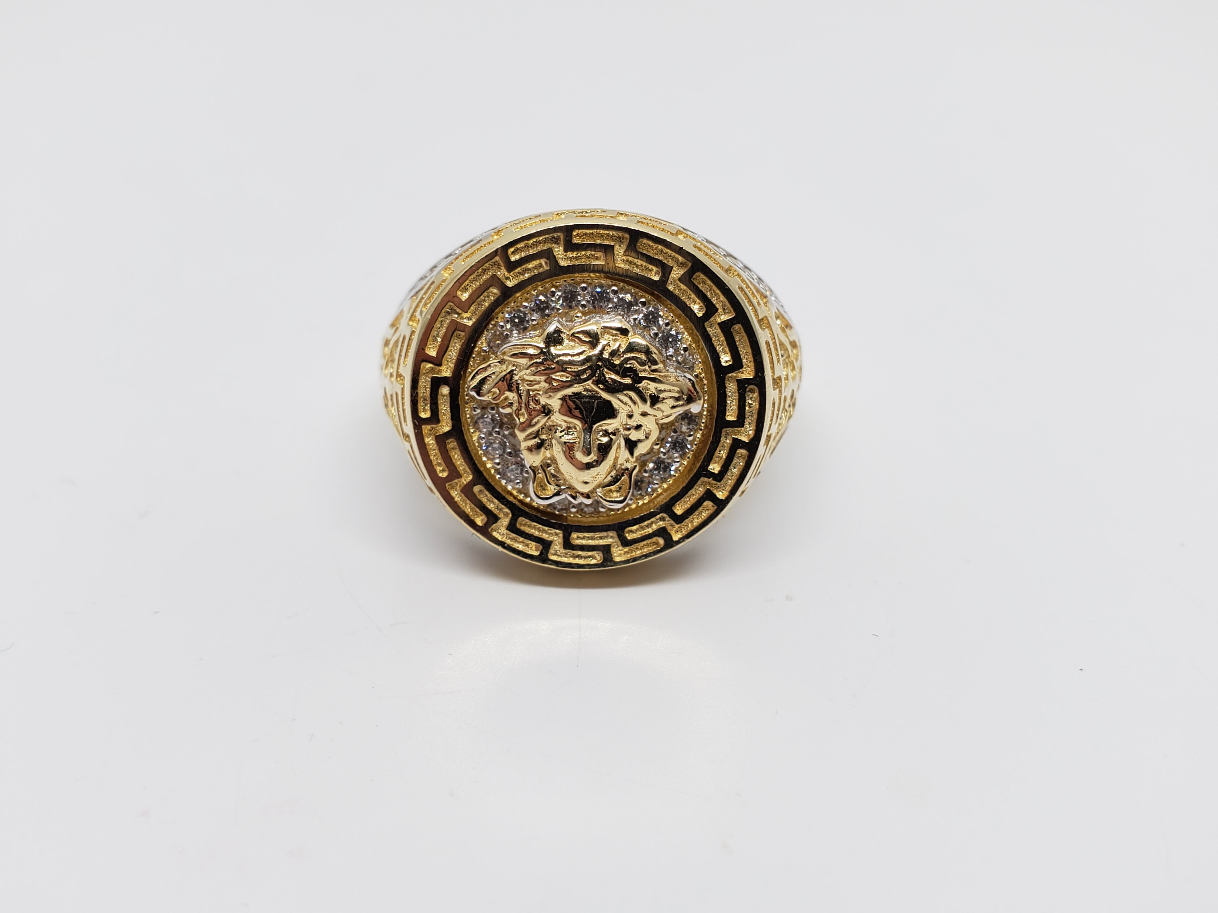 bague versace-al08  2020 en or 10k model