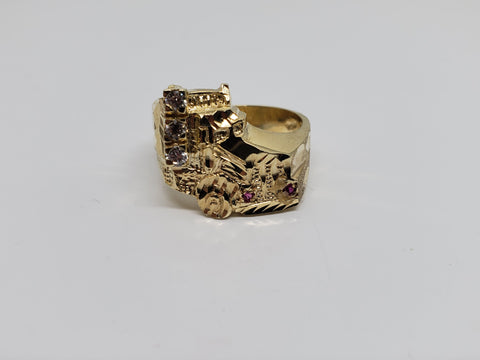 bague camion   2020 en or 10k model