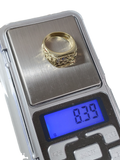 Bague nugget 007  en or 10k model 2020