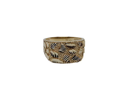 bague nugget en or 10k model 2020