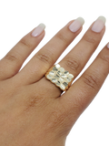 Bague Nugget Leo en or 10k model 2020