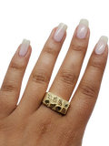 Bague  Nugget 011 en or 10k model 2020