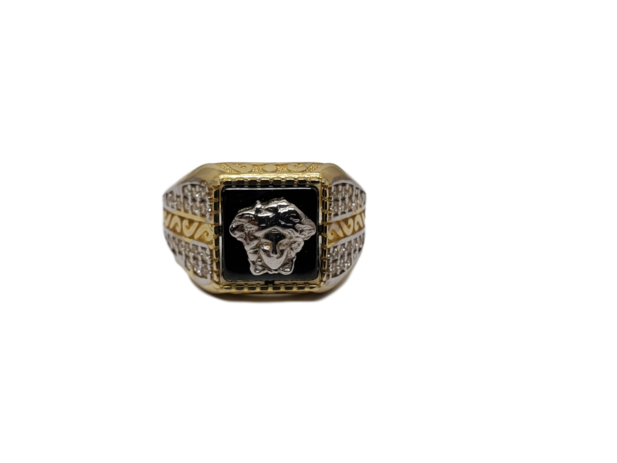 bague versace  en or 10k model 2020