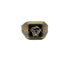 bague versace  en or 10k model 2020