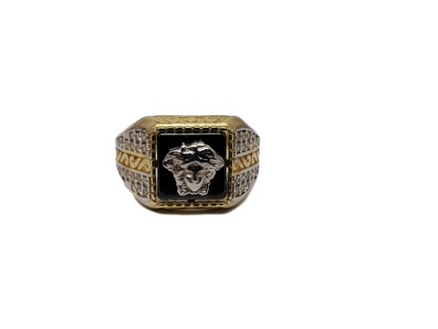 bague versace  en or 10k model 2020