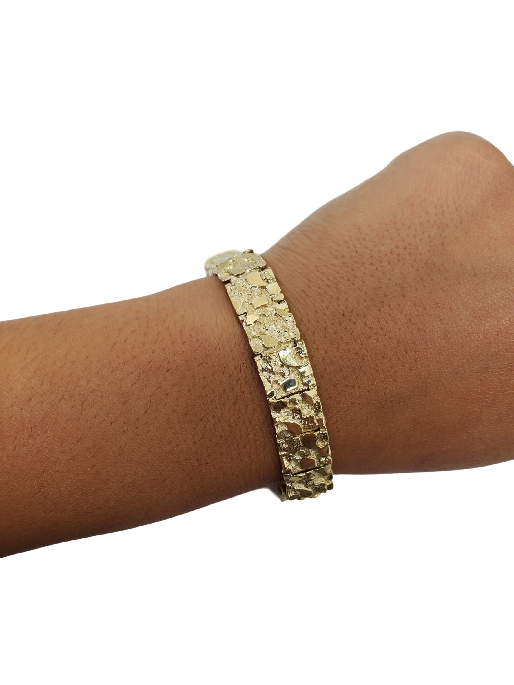 Bracelet Nugget 11 mm en or 10K modele 2020