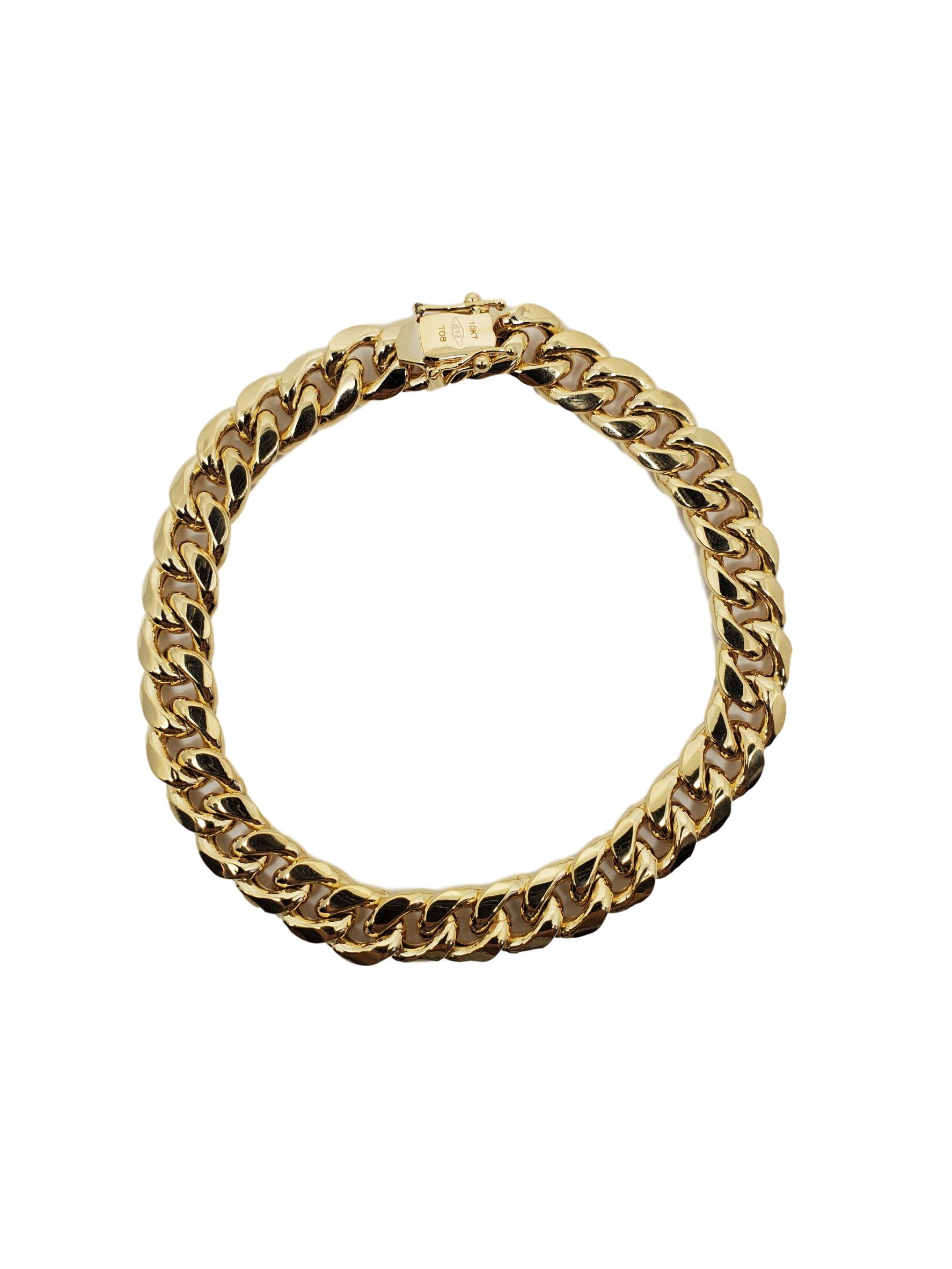 Bracelet cuban 9.5 mm en or 10K modele 2020