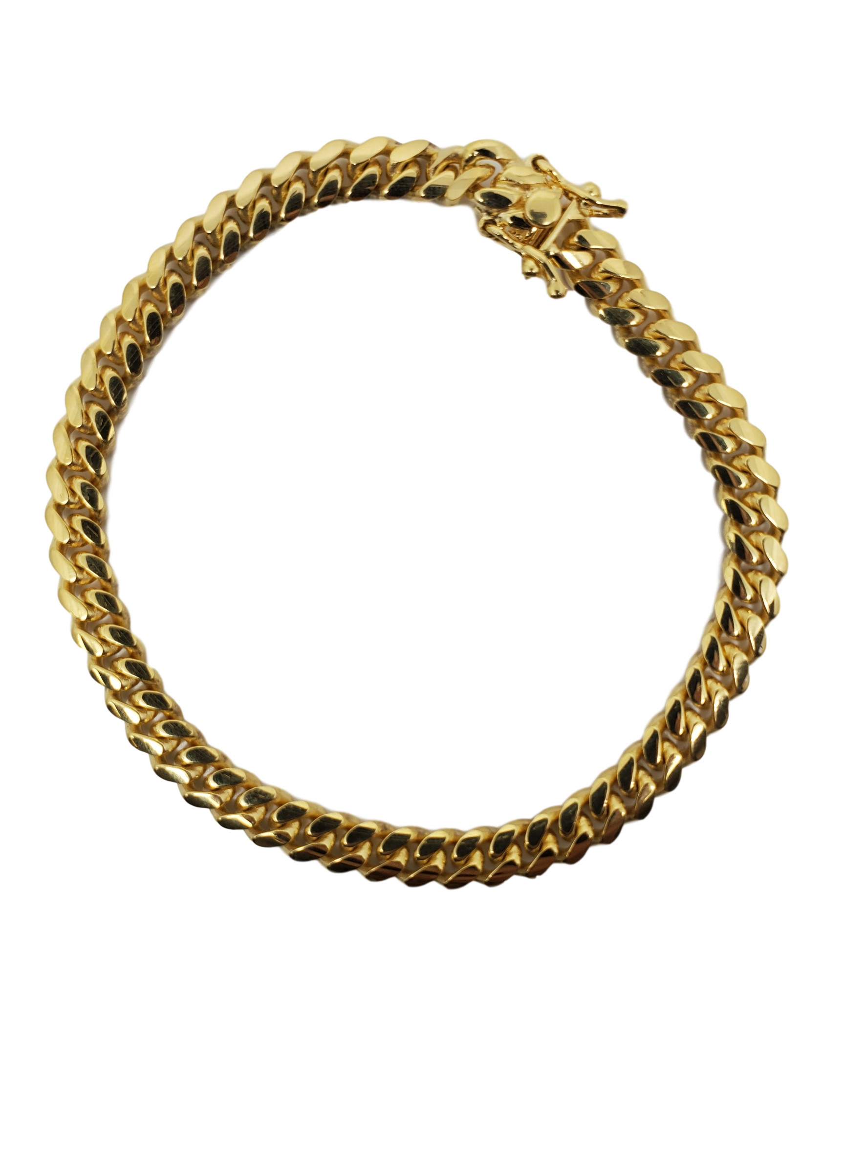 Bracelet Miami cuban link 6.5mm en or 10K modele 2020