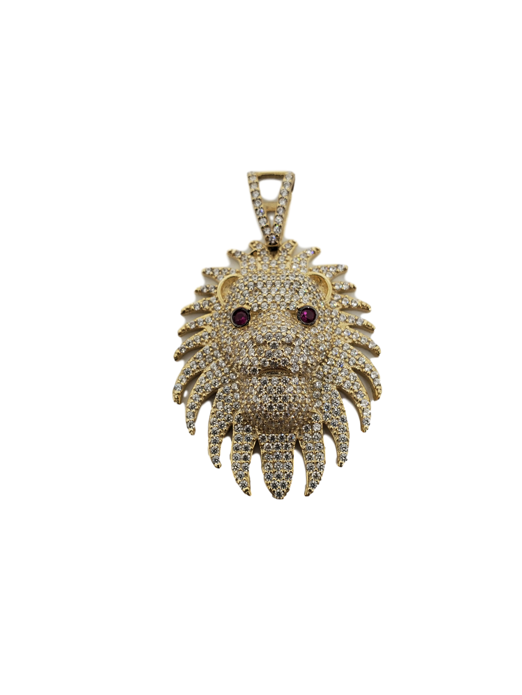 Lion avec Ruby pendentif - 2020 en or 10k