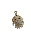 Lion avec Ruby pendentif - 2020 en or 10k