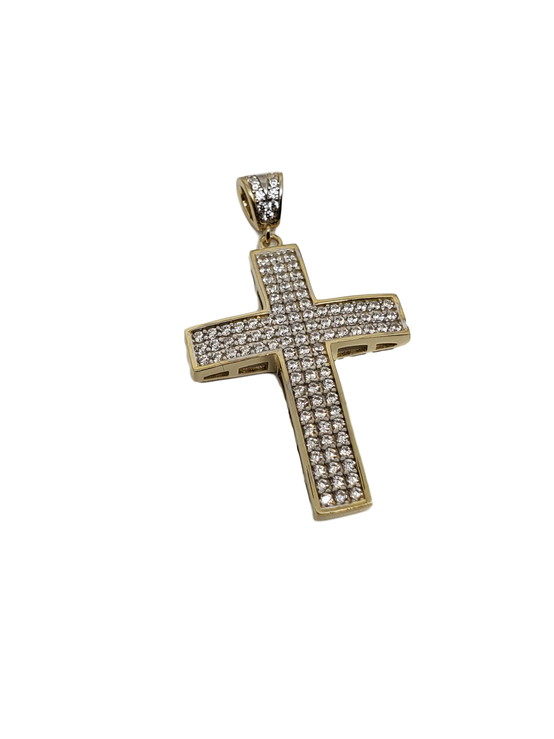Croix pendentif -2020 en or 10k