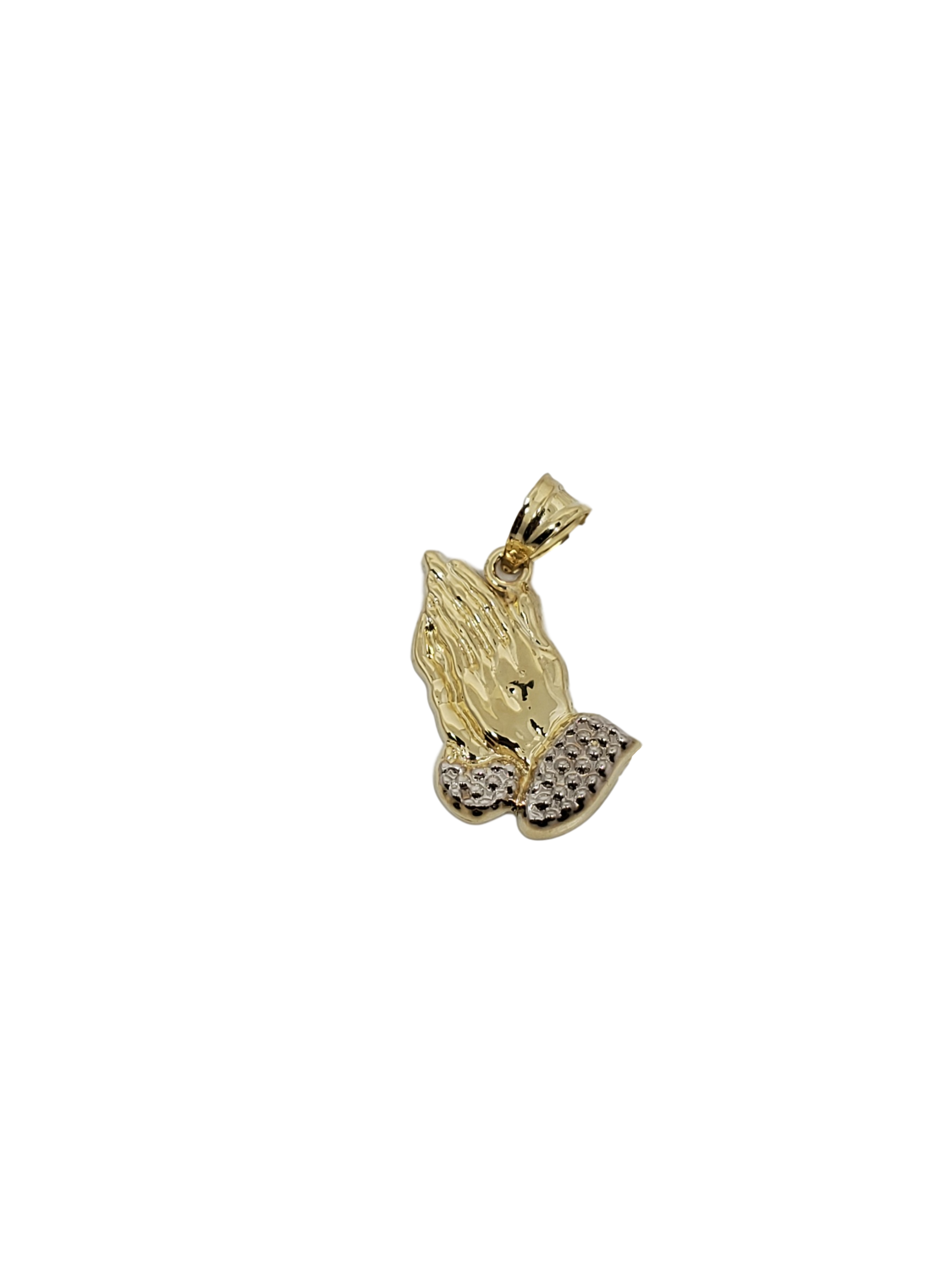 praying hands pendentif - 2020 en or 10k