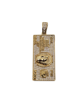 Money pendentif -2020 en or 10k