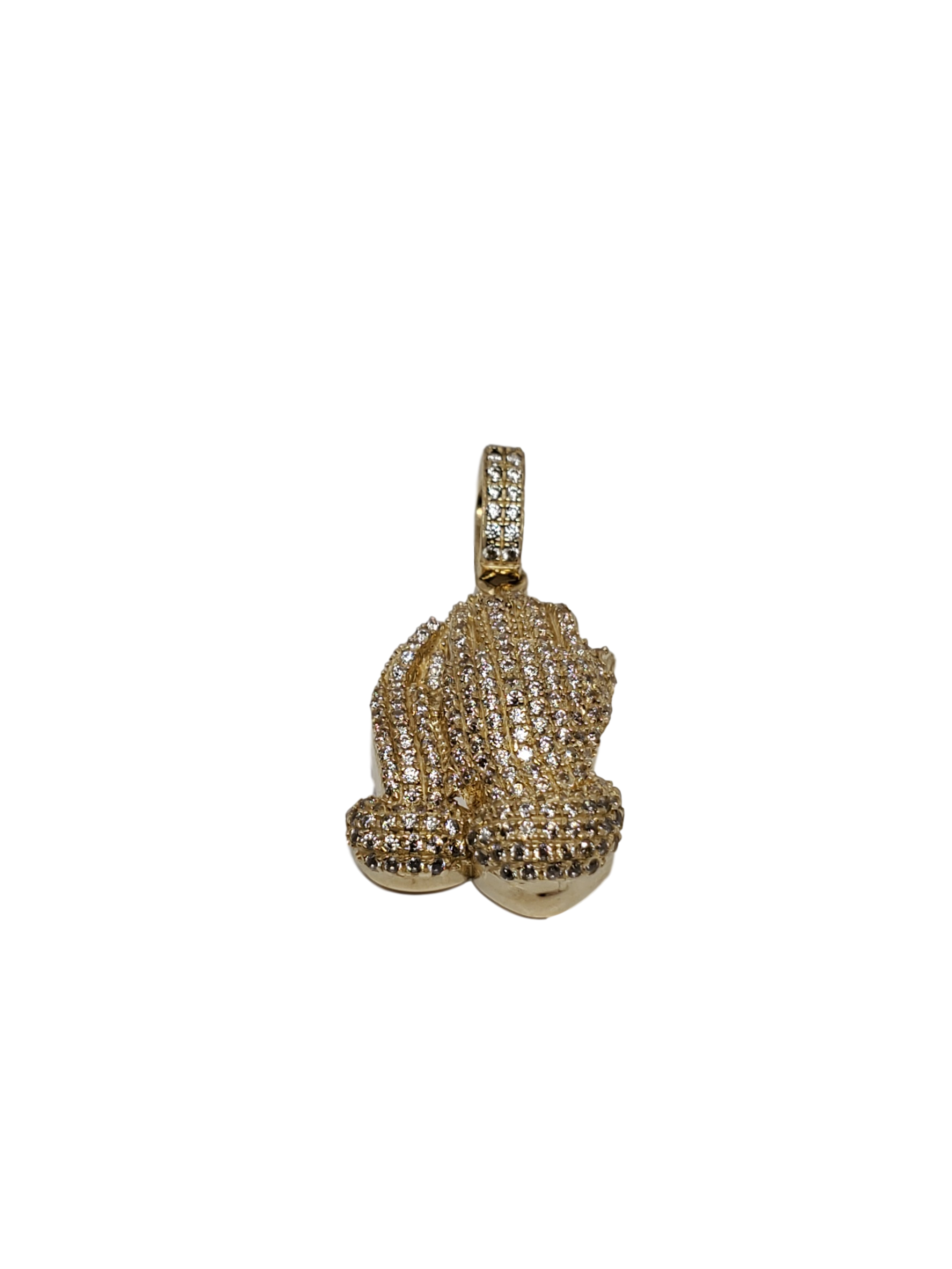 Praying hand 2 pendentif - 2020 en or 10k