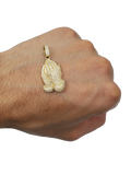 Praying hand 2 pendentif - 2020 en or 10k