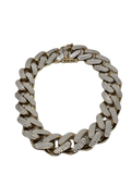 Bracelet Miami Cuban Diamond cut 13mm en or 10K modele 2020
