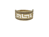 Bague Versace moderne en or 10k model 2020