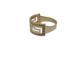 Bague Versace moderne en or 10k model 2020