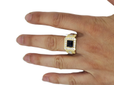 Bague ruby noir en or 10k model 2020