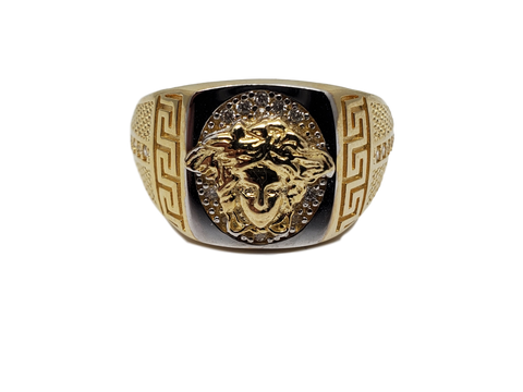 Bague Versace Mario en or 10k model 2020