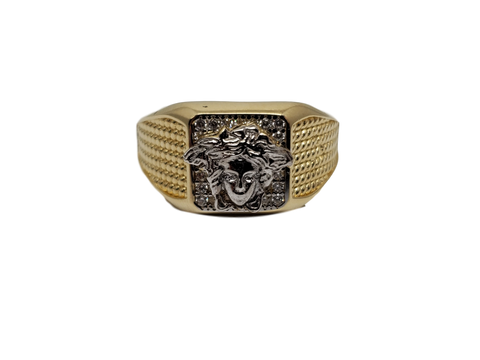 Bague Versace Luca en or 10k model 2020