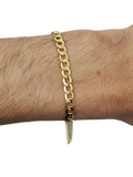 Bracelet gourmette 5mm en or 10K modele 2020