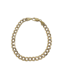 Bracelet Gourmette diamond cut 6.5mm  en or 10K modele 2020