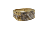 Bague  Versace avec shine en or 10k model 2020